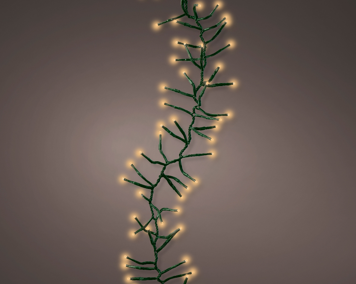 Kerstverlichting Cluster 1190LED warmwit